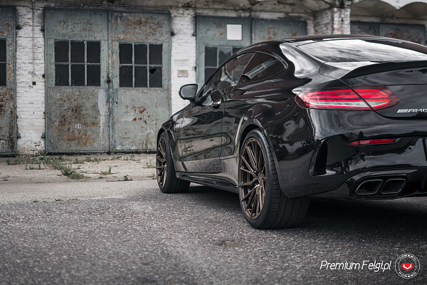 Фото дисков Vossen HF-4T Сатиновая бронза на Mercedes-Benz C-Class (W205)