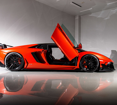 Фото дисков Vossen M-X6 на Lamborghini Aventador