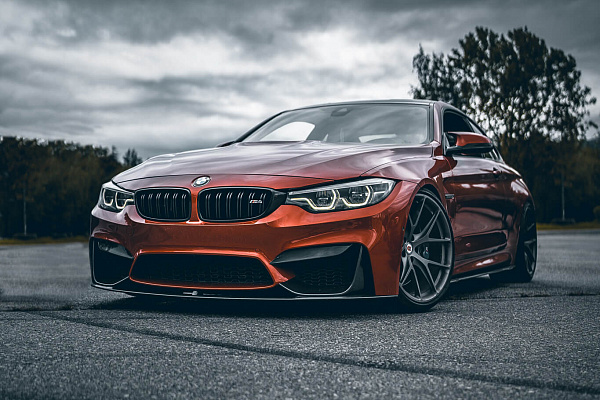 Фото дисков HRE P101 Сатиновый графит на BMW 3/M3 (F3x/F80)