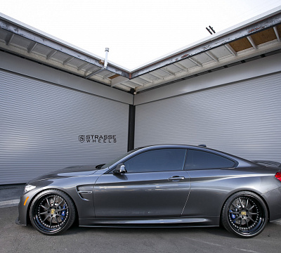 Фото дисков Strasse Wheels R10 Performance на BMW 4/M4 (F32/F82)