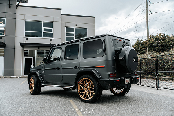 Фото дисков Brixton Forged CM8 Сатиновое золото на Mercedes-Benz G-Class III