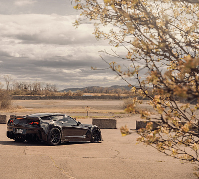 Фото дисков Vossen EVO-4R (3-Piece) на Chevrolet Corvette C7