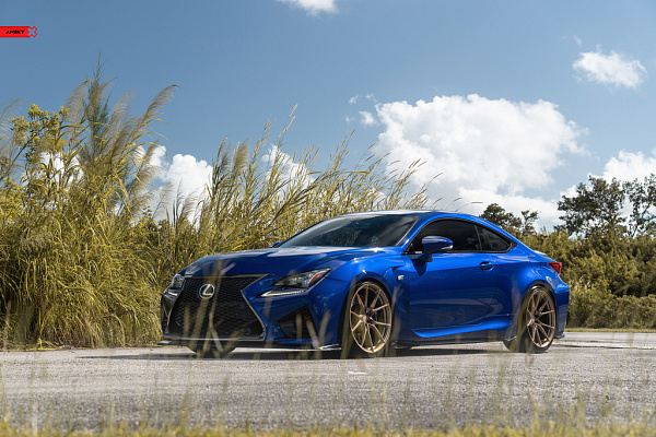 Фото дисков Anrky AN12 Сатиновое темное золото на Lexus RC