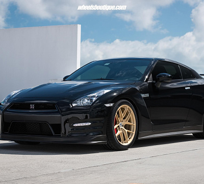 Фото дисков HRE R101 Lightweight на Nissan GT-R