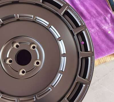 22" диски в стиле Vossen LC3-11 в цвете черный сатин