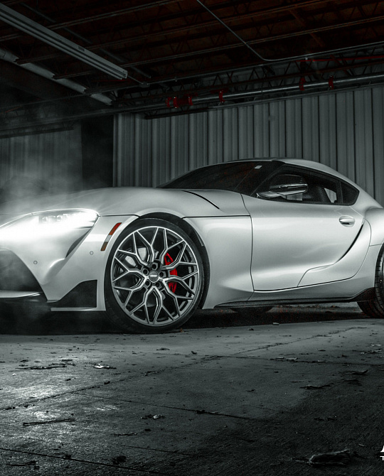Фото дисков HF-2 Глянцевый тонированный лак на Toyota Supra A90