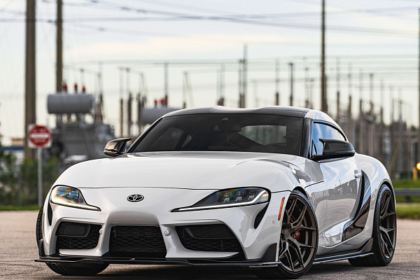 Фото дисков Vossen HF-5 Сатиновая бронза на Toyota Supra A90