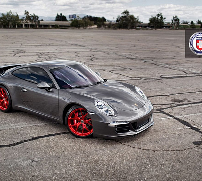 Фото дисков HRE P101 на Porsche 911 VII
