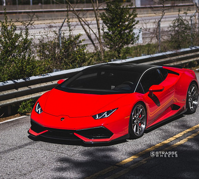 Фото дисков Strasse Wheels SM5R Deep Concave FS на Lamborghini Huracan