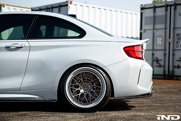 Фото дисков HRE 300 Глянцевый темный лак на BMW 2/M2 (F22/F87)