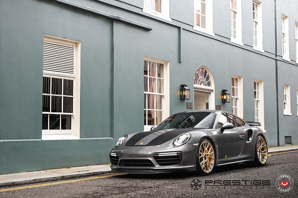 Фото дисков Vossen M-X3 Глянцевая шампань на Porsche 911 VII