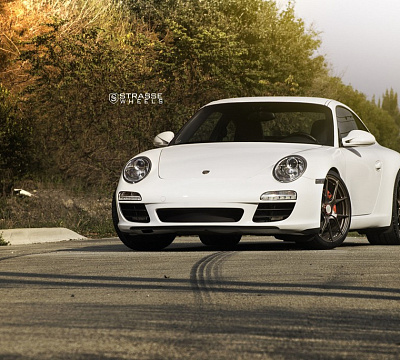 Фото дисков Strasse Wheels SM5R Deep Concave Monoblock на Porsche 911 VI