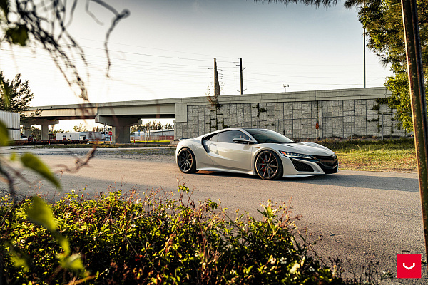 Фото дисков Vossen HF-3 Сатиновый графит на Acura NSX II