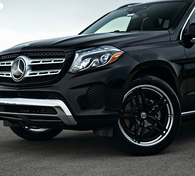 Фото дисков HRE S107 на Mercedes-Benz GLS (X166)