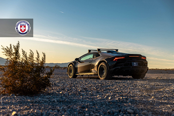 Фото дисков HRE 515 GTM Черный сатин на Lamborghini Huracan