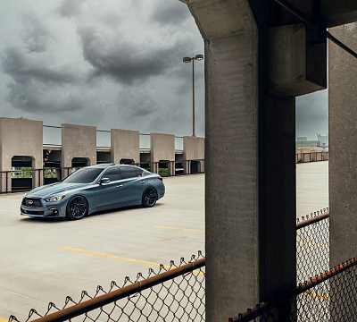 Фото дисков Vossen HF-7 на Infiniti Q50