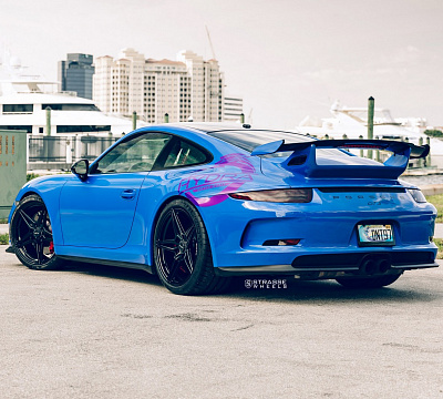 Фото дисков Strasse Wheels SV2 Deep Concave Monoblock на Porsche 911 VII