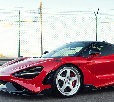 Фото дисков HRE 527 на McLaren 720S