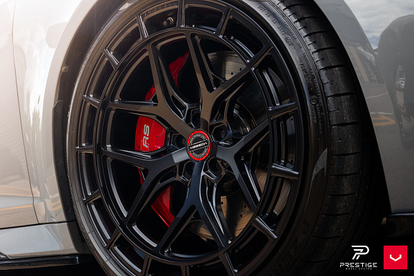 Фото дисков Vossen HFX-1 (5-Lug) Черный глянец на Audi A/RS 7 (4K)