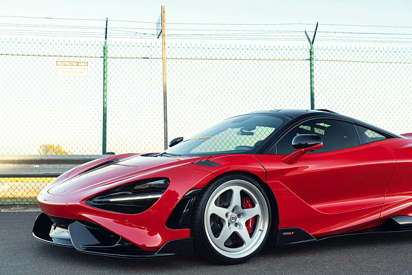 Фото дисков HRE 527 Сатиновый лак на McLaren 720S