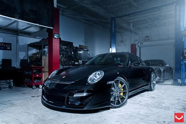 Фото дисков Vossen VFS-1 Серебро на Porsche 911 VI