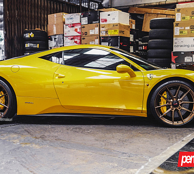 Фото дисков NOVITEC NF10 на Ferrari 458
