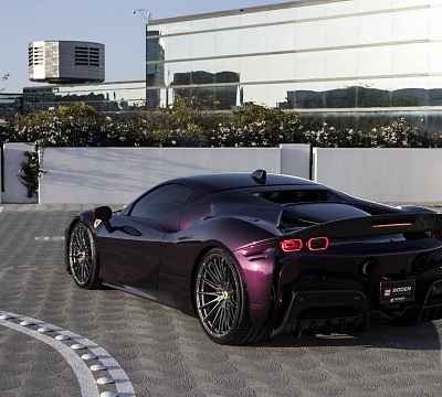Фото дисков HRE P103SC на Ferrari SF90
