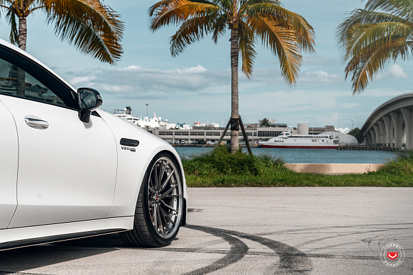 Фото дисков Vossen M-X4T (3-Piece) Глянцевый темный лак на Mercedes-Benz AMG GT I