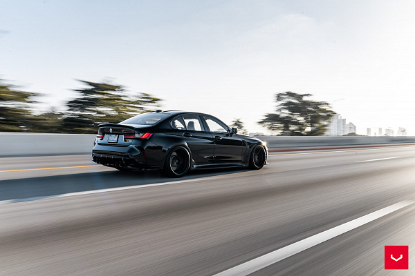 Фото дисков Vossen HF-3 Черный сатин на BMW 3/M3 (G2x/G80)