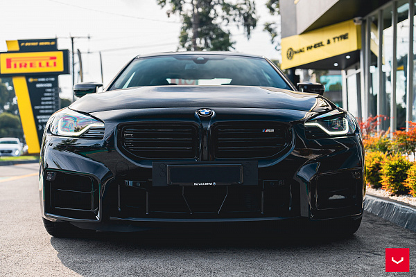 Фото дисков Vossen HF-5 Черный сатин на BMW 2/M2 (G42/G87)