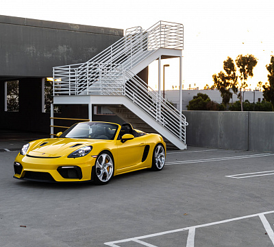 Фото дисков HRE 522M на Porsche Boxster IV