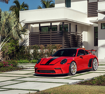 Фото дисков Vossen S21-07 на Porsche 911 VIII