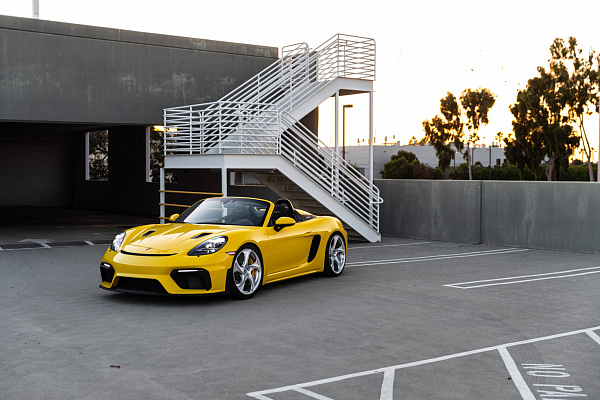 Фото дисков HRE 522M Глянцевый лак на Porsche Boxster IV