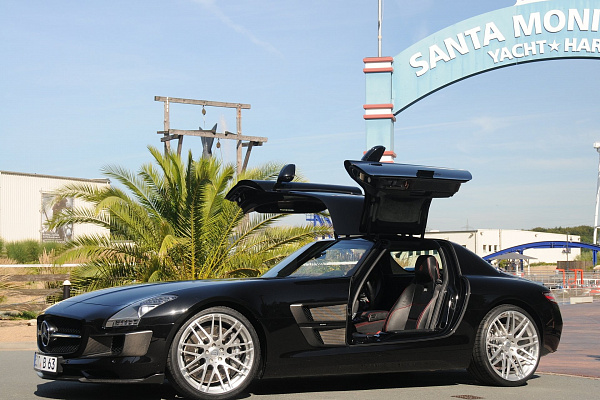 Фото дисков BRABUS Monoblock F (Platinum Edition) Сатиновый лак на Mercedes-Benz SLS AMG