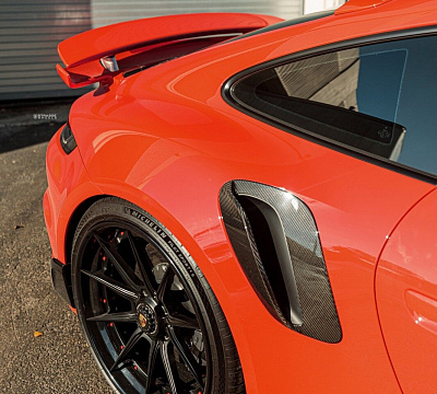 Фото дисков Strasse Wheels SV10 Deep Concave Duoblock на Porsche 911 VIII