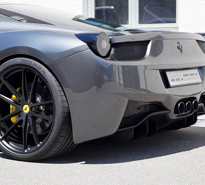 Фото дисков HRE P104 на Ferrari 458