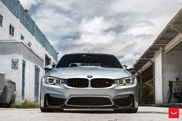 Фото дисков Vossen VFS-10 Серебро на BMW 3/M3 (F3x/F80)