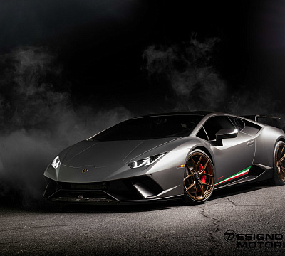 Фото дисков Vossen S21-01 на Lamborghini Huracan