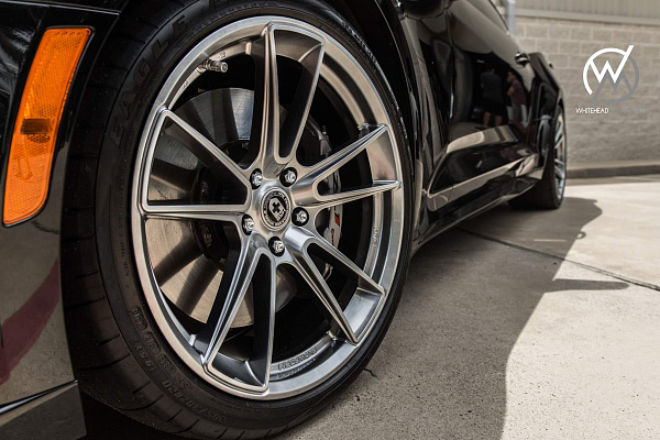Фото дисков HRE FF04 Серебро на Chevrolet Camaro VI