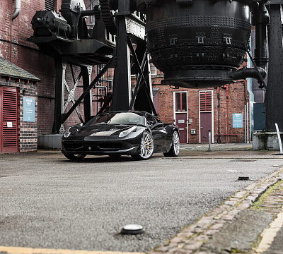 Фото дисков Vossen S21-02 на Ferrari 458