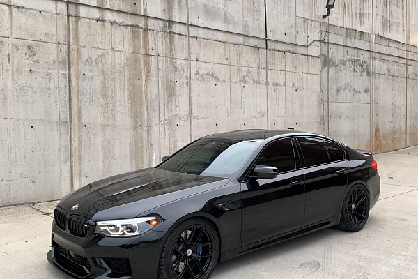 Фото дисков HRE P101SC Черный сатин на BMW 5/M5 (G30/F90)