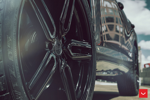 Фото дисков Vossen HF-1 Черный глянец на Genesis GV80