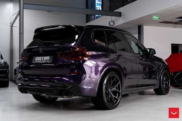 Фото дисков Vossen HF-5 Черный сатин на BMW X3/X3 M (G01/F97)