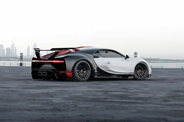 Фото дисков Brixton Forged HS1 Черный глянец на Bugatti Chiron