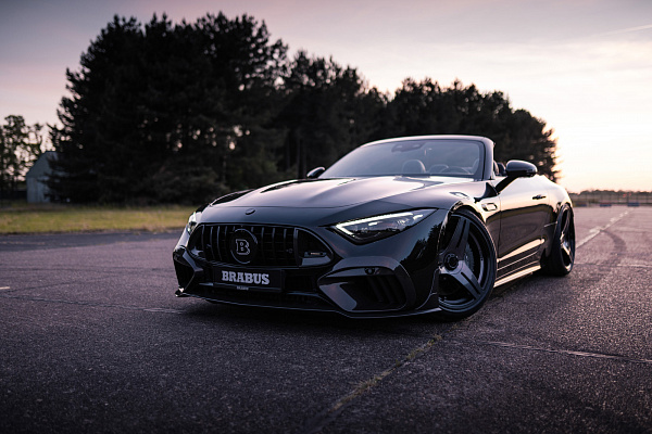 Фото дисков BRABUS Monoblock II Evo (Platinum Edition) Глянцевый тонированный лак на Mercedes-Benz SL (R232)