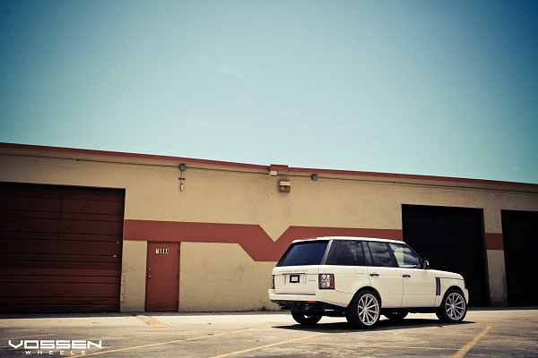 Фото дисков Vossen CV1 Серебро на Land Rover Range Rover Sport I