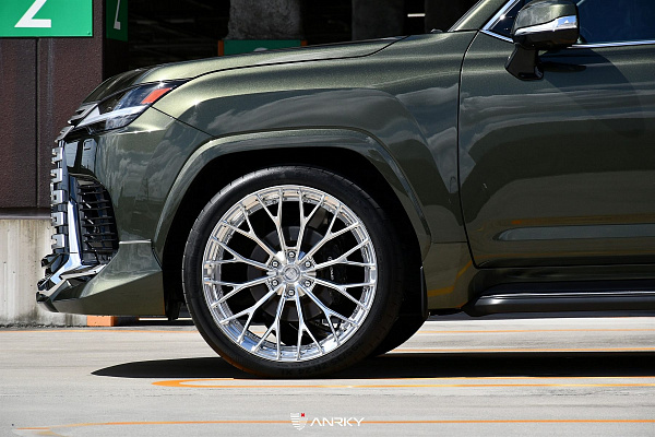 Фото дисков Anrky AN20 Полированный лак на Lexus LX III