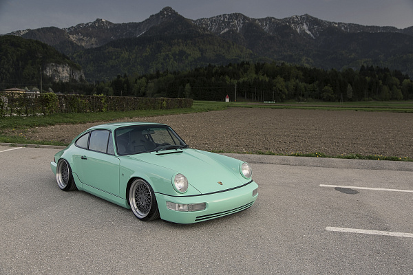 Фото дисков Rotiform LHR Матовый графит на Porsche 911 II