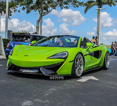 Фото дисков Strasse Wheels SV1 Deep Concave FS на McLaren 570S
