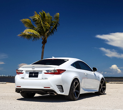 Фото дисков Vossen CV3 на Lexus RC